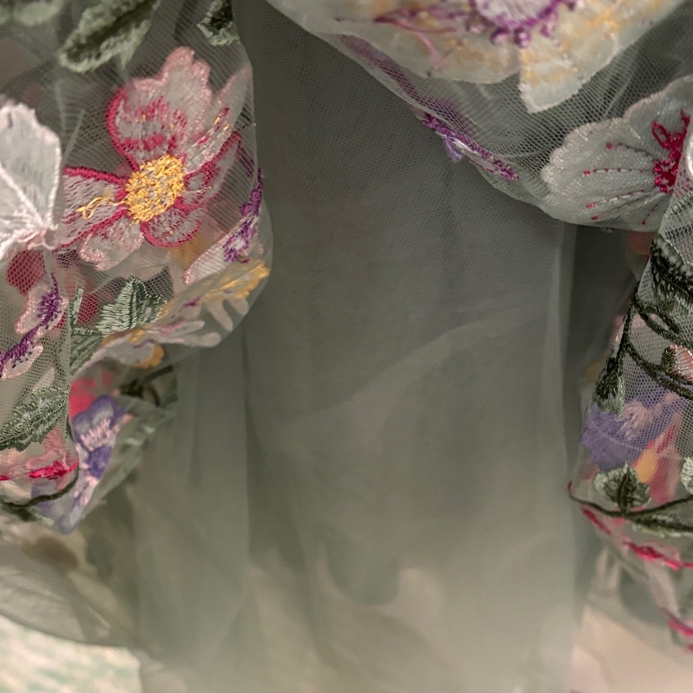 JessaKae Green Floral Embroidered Maxi Dress - Picture 6 of 6